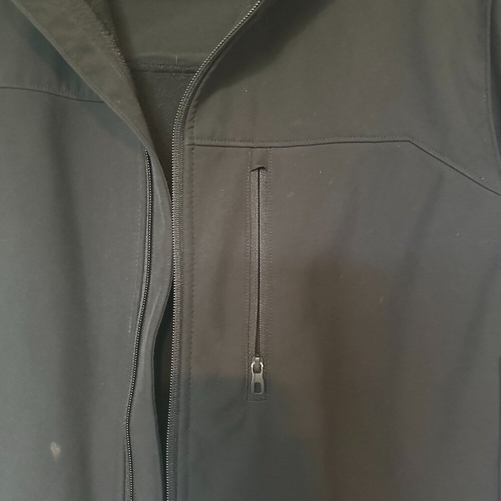 Sleek Black Soft-Shell Jacket - image 2